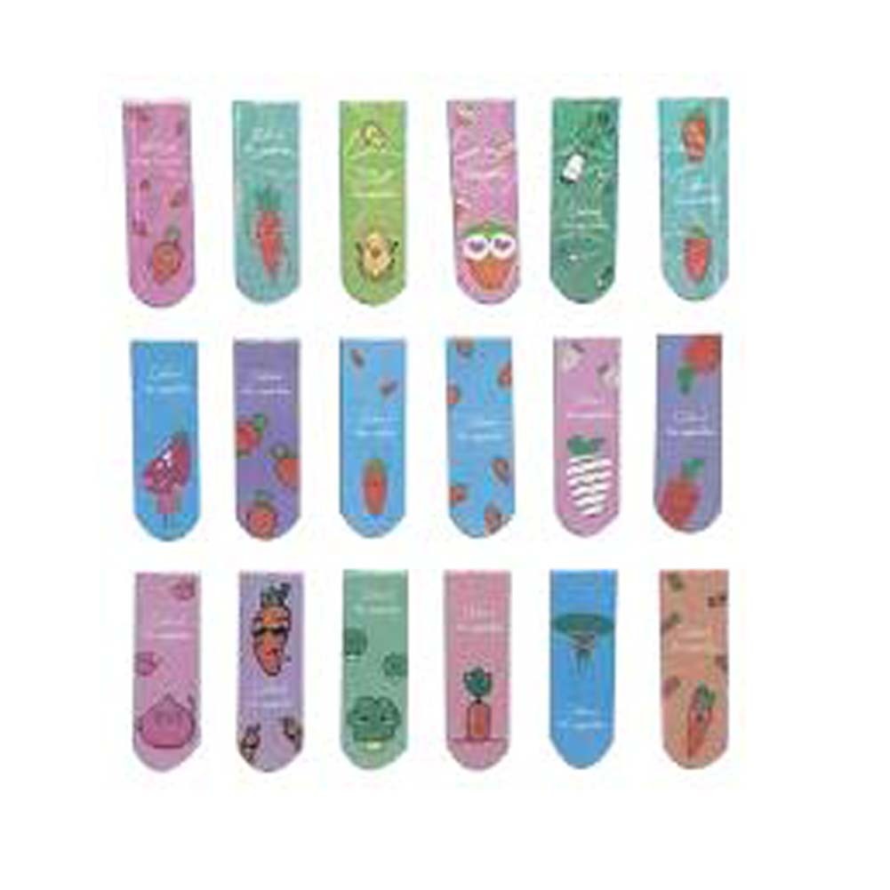 Set Of 18 Cute Creative Carrot Pattern Bookmarks Paper Clips Office Supplies