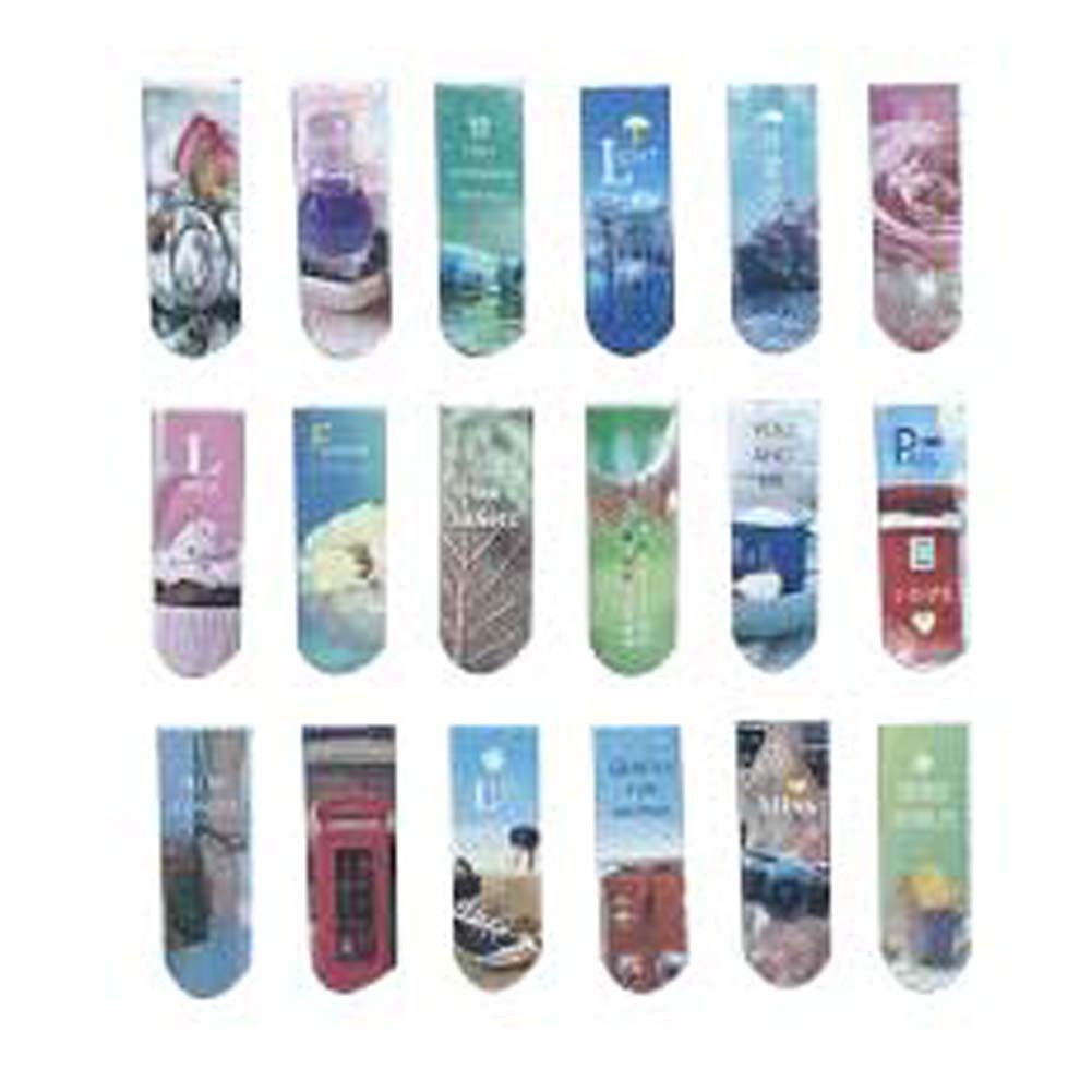 Set Of 18 Beautiful Road Scenery Bookmarks Funny Office Supplies Gifts