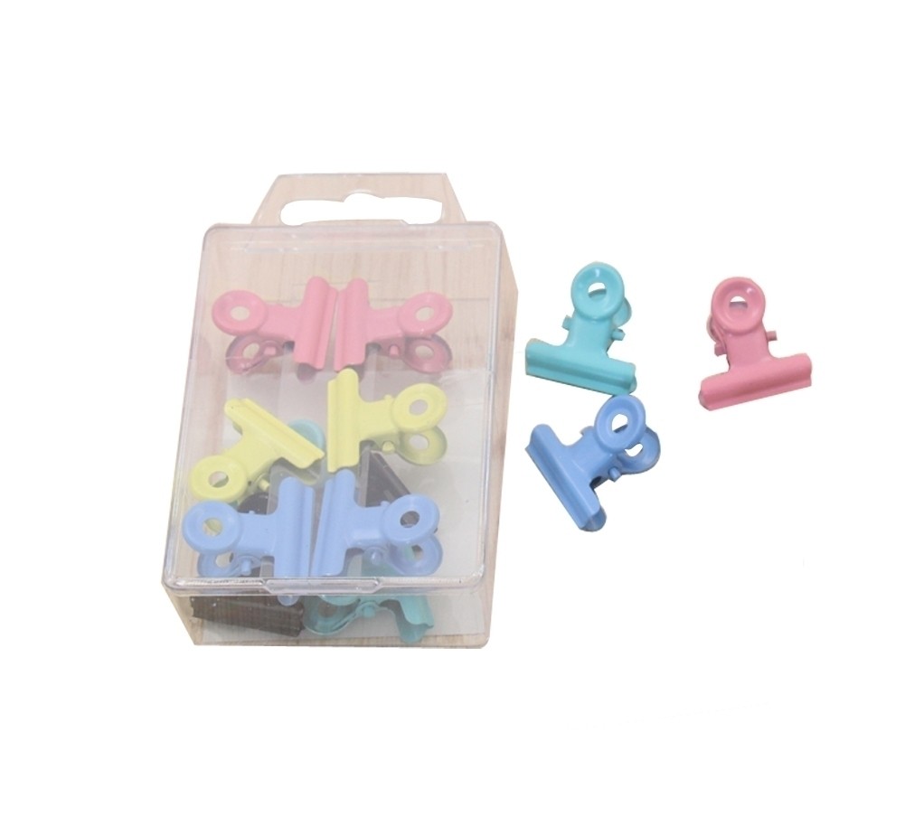 20 Pcs Metal Binder Clips/Paper Clips/Binders/Sketchpad Clamps (Multicolored)