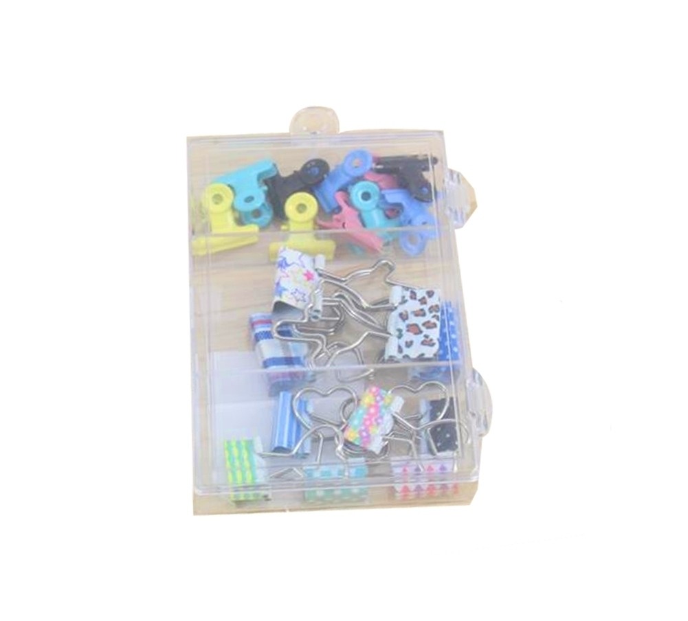20 Pcs Metal Binder Clips/Paper Clips/Binders/Sketchpad Clamps (Various Shapes)