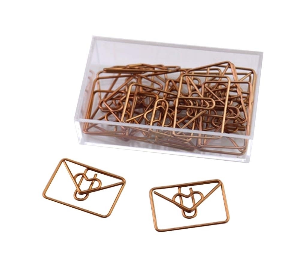 25 Pieces Envelope Shapes Paper Clips Funny Office Desk Accessories Bookmarks