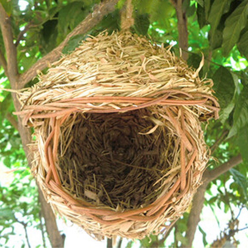 Birds Cages & Accessories/Home Decoration--Handmade Straw Nest Hamster Fossa