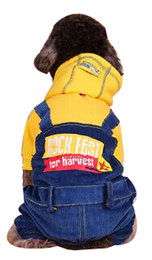 Comfy Dog's Winter Pet Clothing (Yellow, Size: XS)