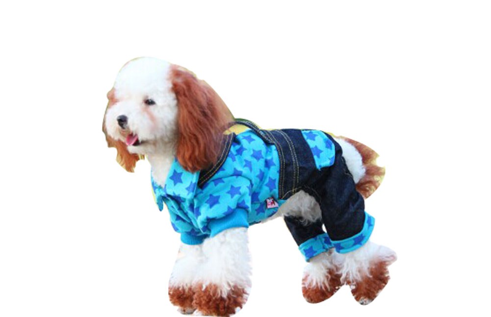 Comfy Dog's Winter Pet Clothing (Blue, Size: XS)