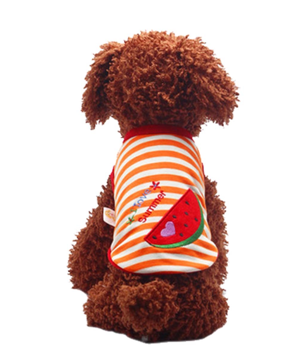 Cute Dog Clothes Fall And Winter Clothes Sweater Vest, Watermelon