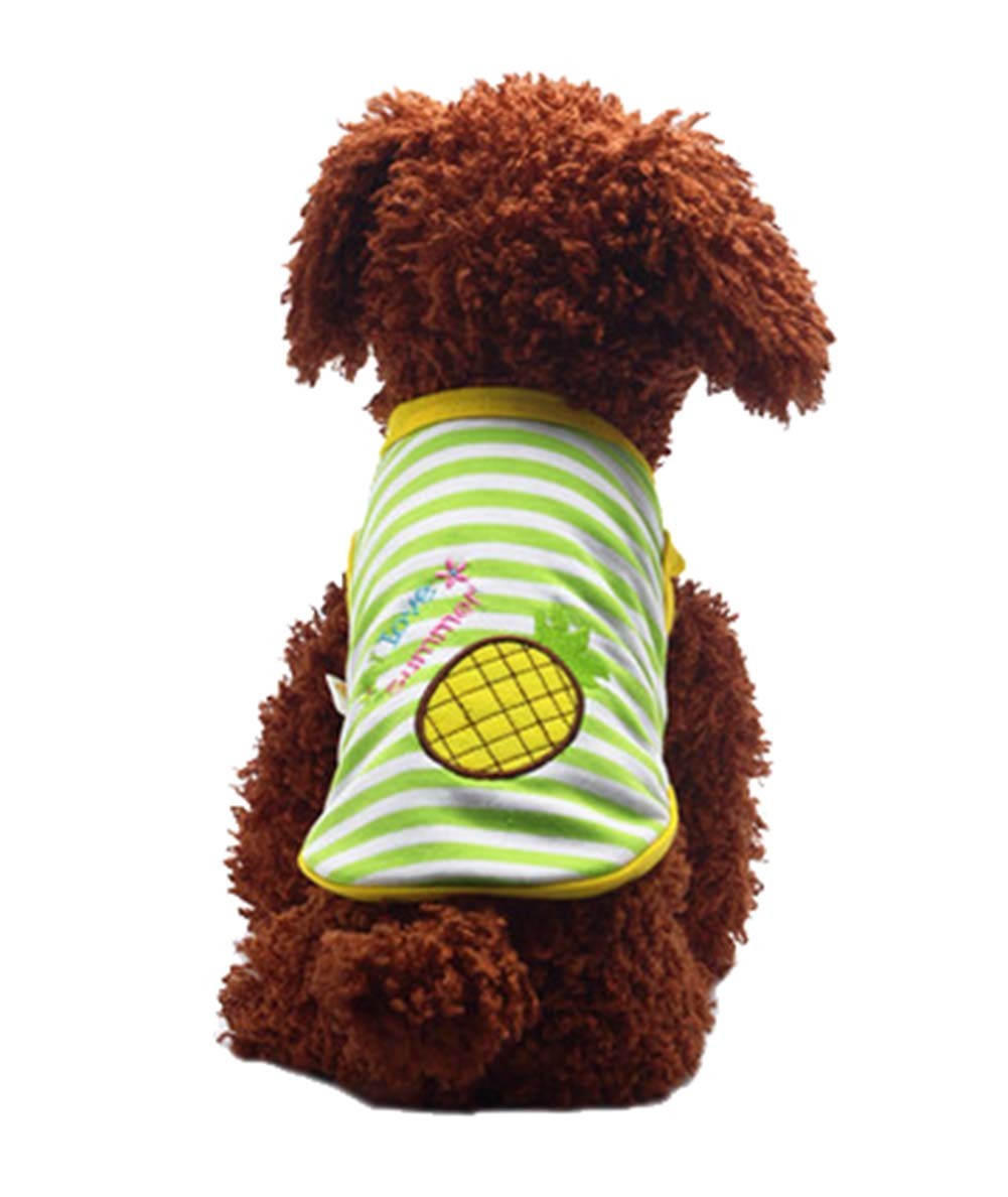 Cute Dog Clothes Fall And Winter Clothes Sweater Vest, Pineapple