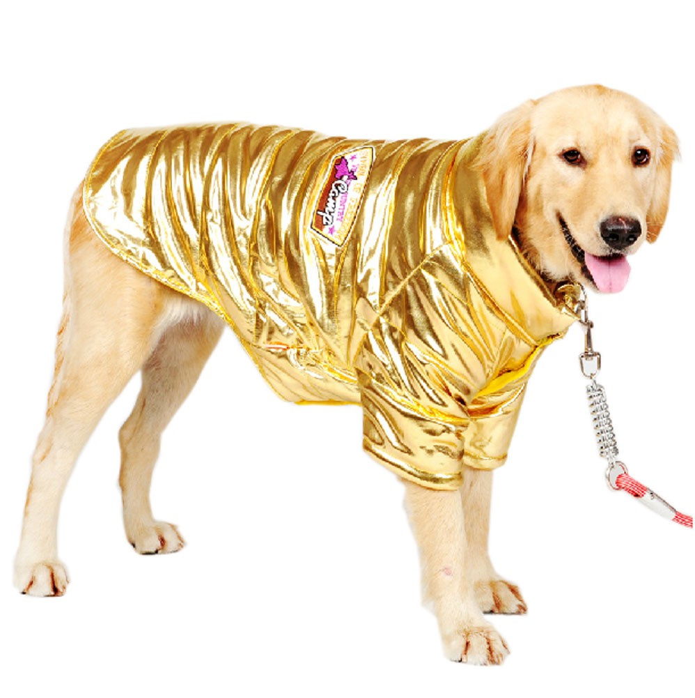 [Golden] Large Dog Apparel Pet Clothing Pet Apparel for Bust 22~25 In