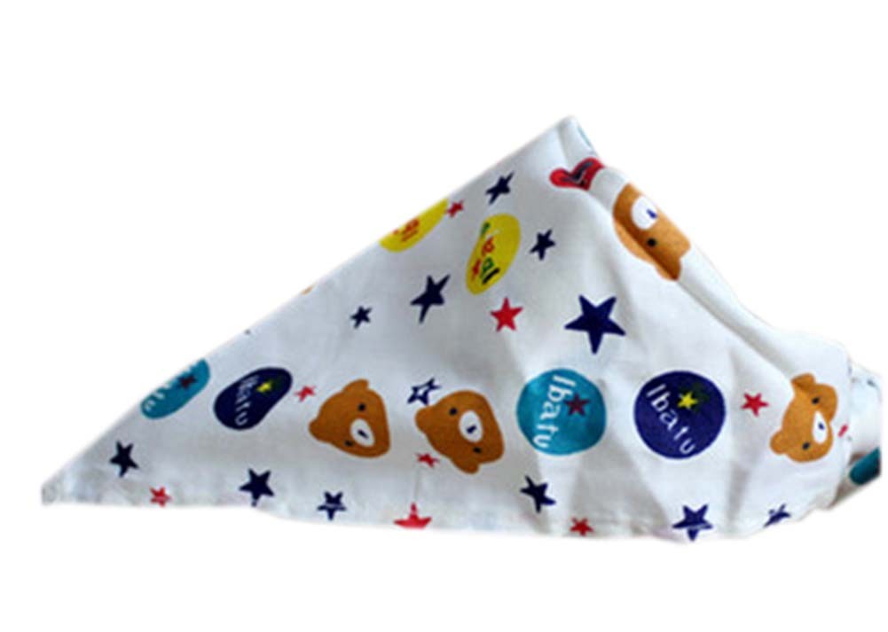 2 Pieces of Fashionable Cute Pets Triangle Scarves/Headscarf, Bear