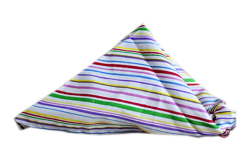 2 Pieces of Fashionable Cute Pets Triangle Scarves/Headscarf, Stripe