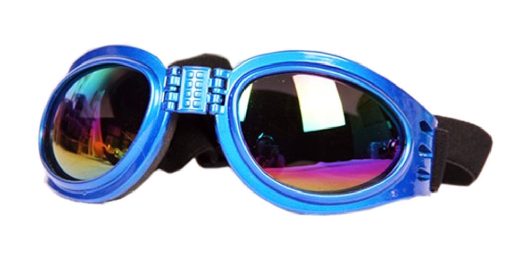 New Fashionable  Pet Dog Goggles UV Sunglasses Perfect Sun Glasses Eye Wear Blue