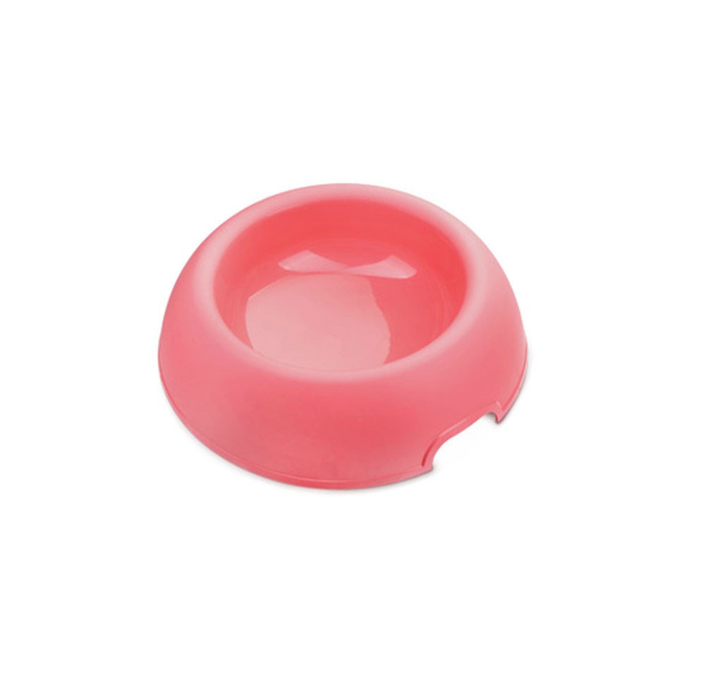 Roundness Shaped Bowls for Pets Dogs Cats PINK, Size S(20*5.3 cm)