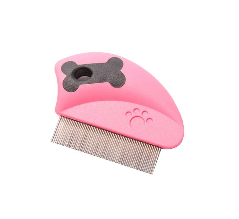 Pink,2Pcs For Cats/Dogs Useful Pet Flea Combs/Grooming Comb