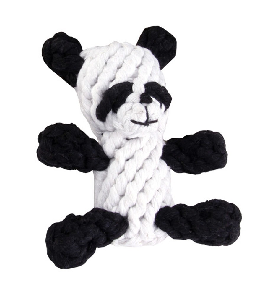 Knot Rope Ball Chew Dog Puppy Toy Pet Chew Toy Cute Panda