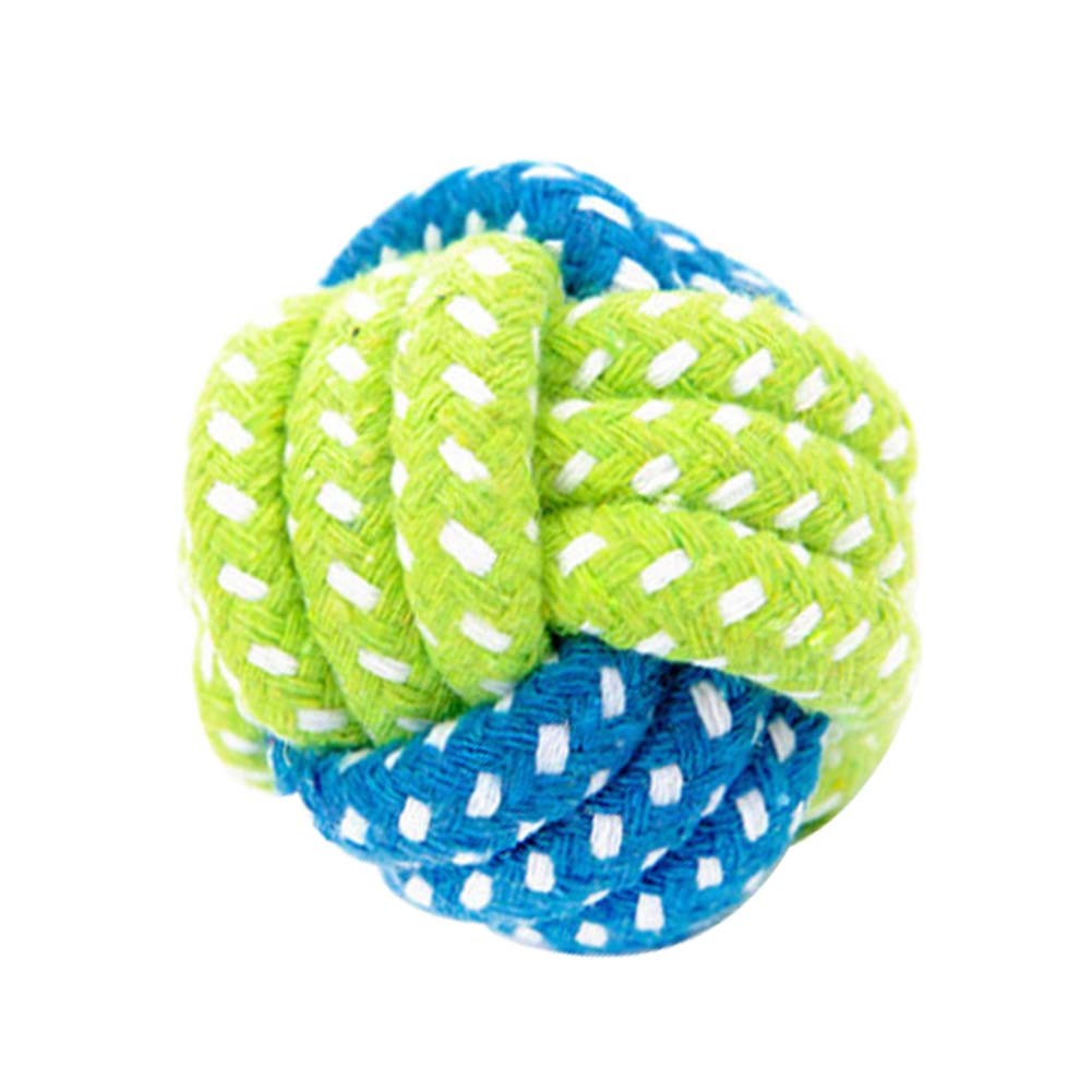 2 PCS Cleaning Teeth Accessories Pets Toys Ball Style Puppy Chew Toy 6x6cm
