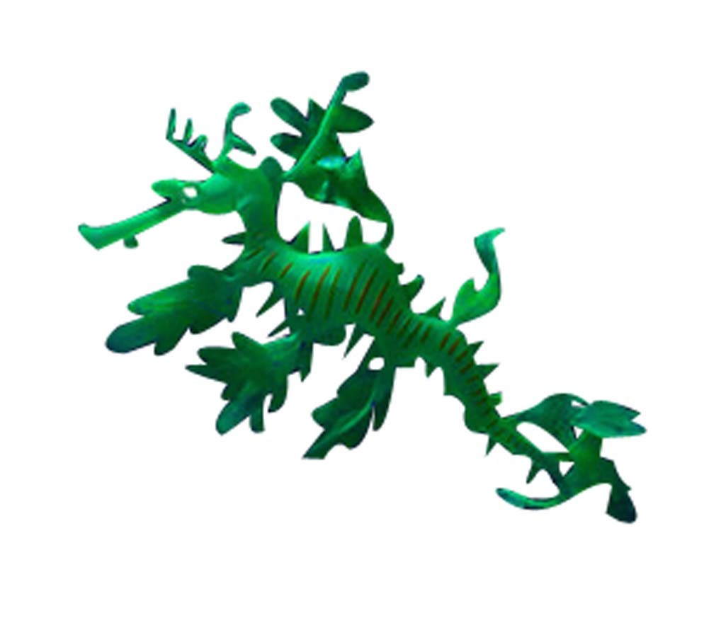Creative Emulational Sea Dragon Aquarium Ornament, Green