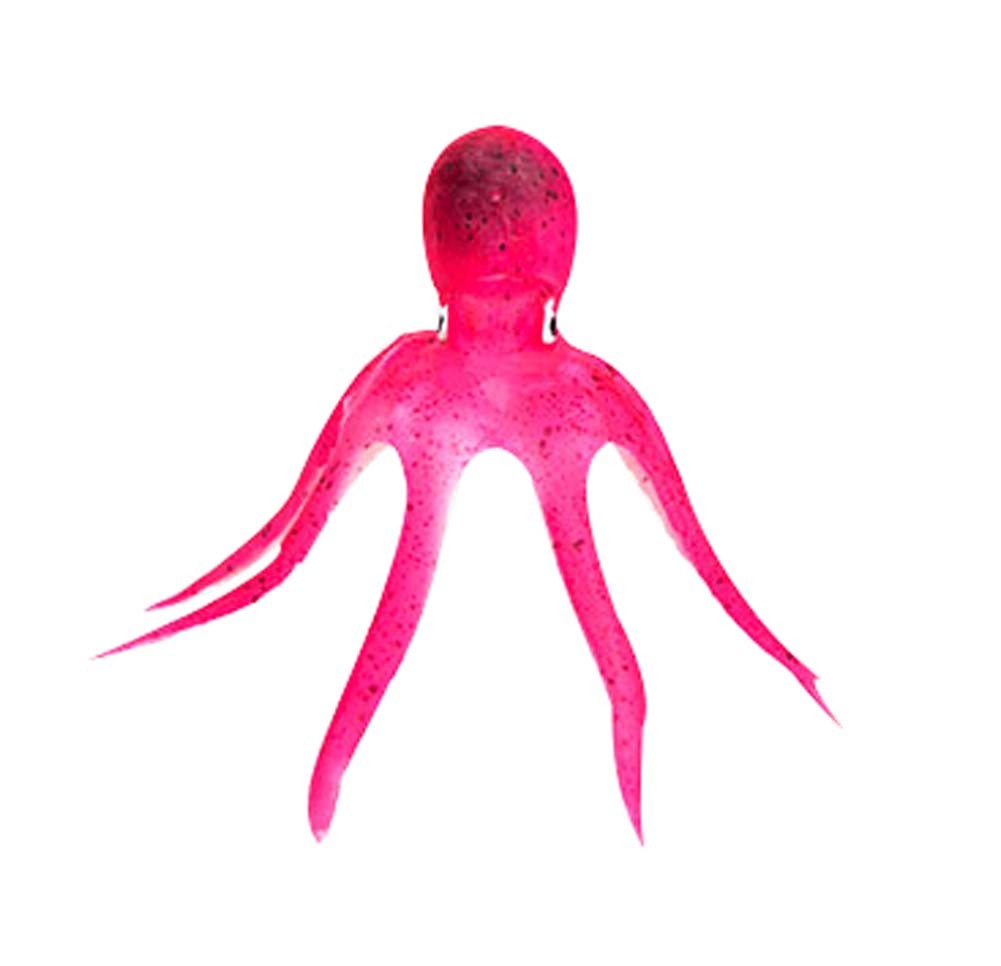 Creative Emulational Octopus Aquarium Ornament, Red