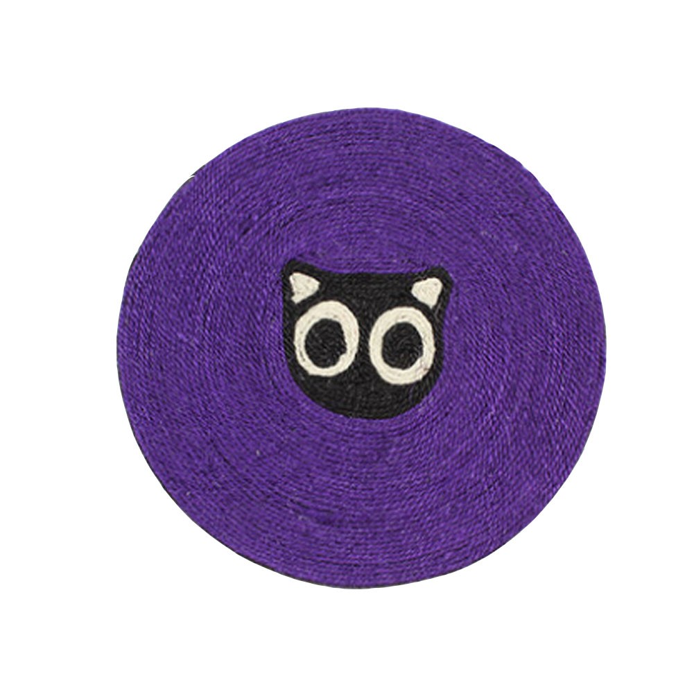 [Lovely Cat] Pet Toy- Cat Scratching Pad/Board,Cat Mat,Violet (38.5*35.5cm)