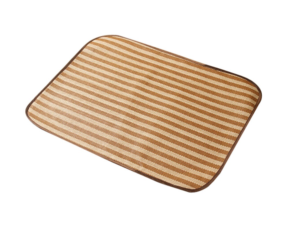 Soft Pet Dog Bed Mat Simple Pet Floor Mat Classic Stripes, 44*34cm
