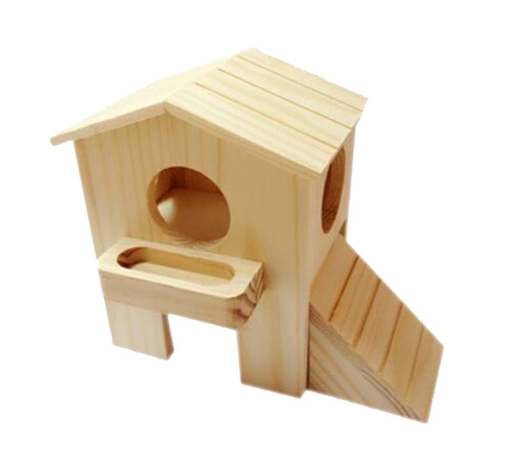 Luxurious Small Pet Hamster Wooden House/Bedroom Accessories