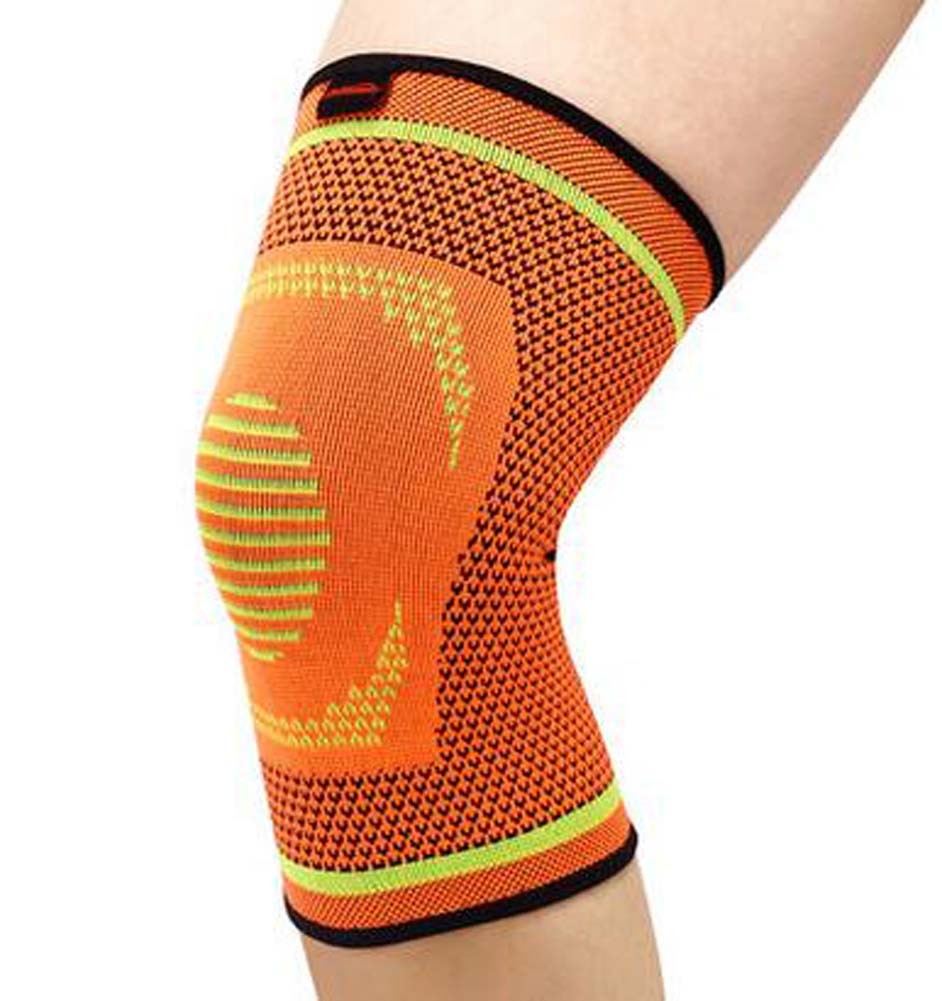Professional Sports Kneepad Running Anti-wear Breathable Knee Brace, Orange