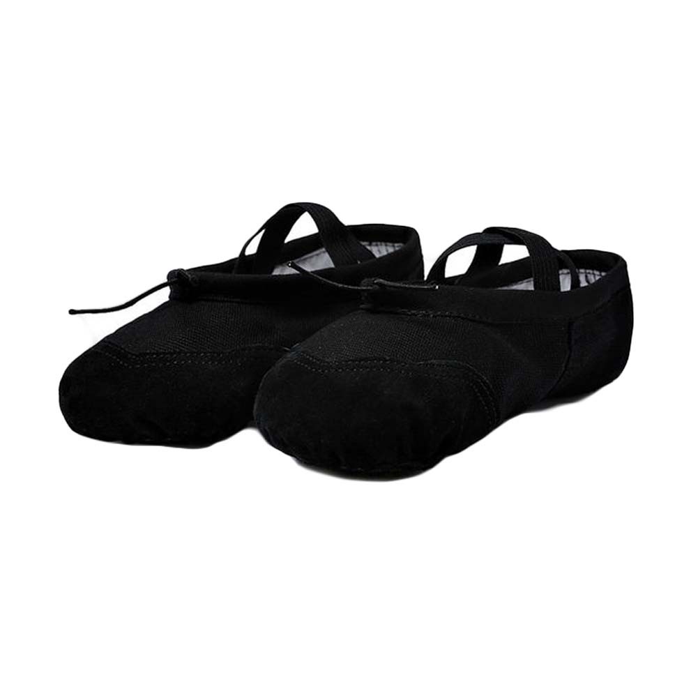 Black Ballet Shoes Canvas Ballet Dance Shoes Practice Ballet Dancing Shoes Split