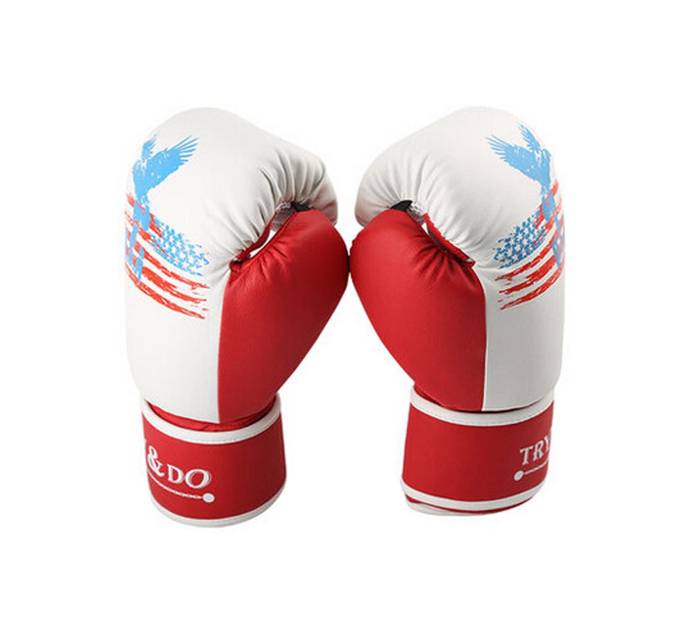 Professional Cool Adult Boxing Gloves Training Gloves RED, 12 Ounce