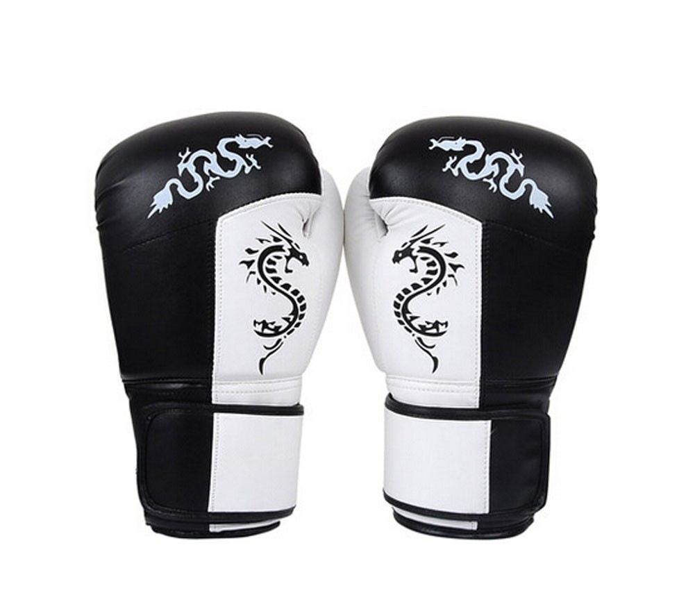 Durable Adult Boxing Gloves Training Gloves BLACK, Free Size