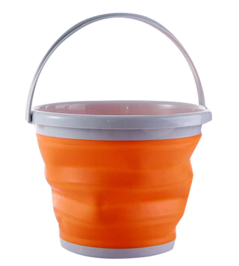 10 L Car Wash Bucket Outdoors Fishing Portable Barrel Folding Bucket