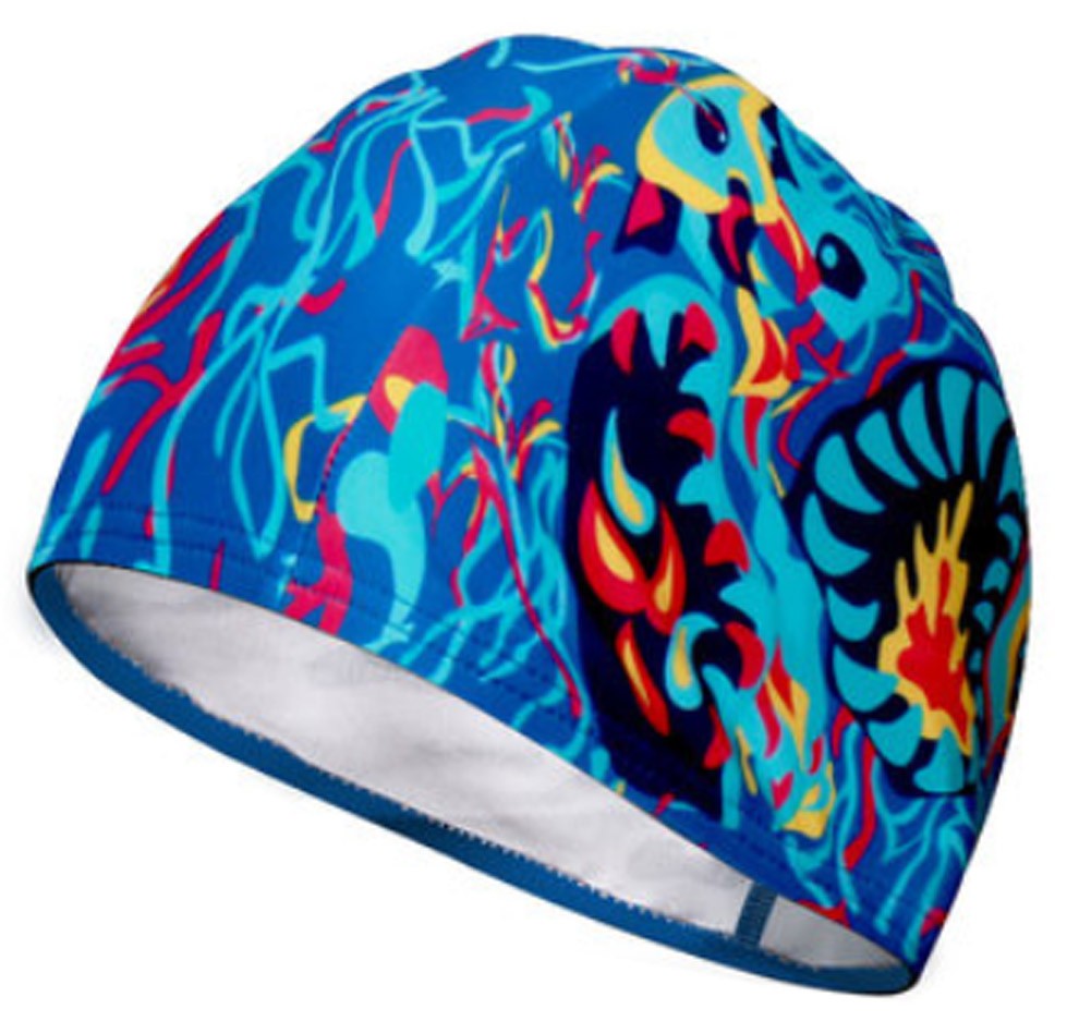 New Style Long Hair Swim Cap For Women Swimming Accessories Women Swim Hat Blue