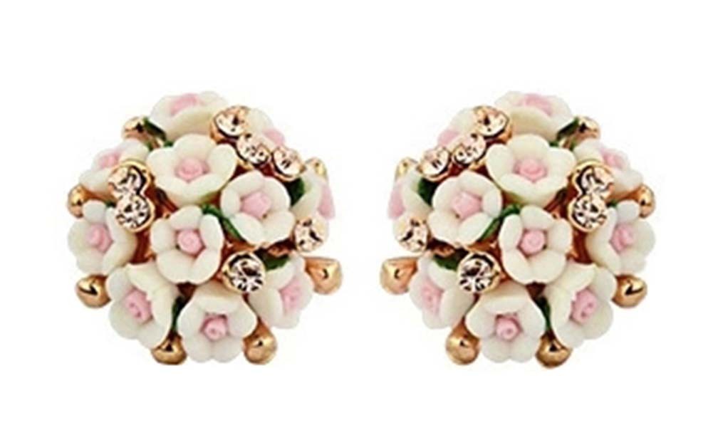 Beautiful Flower Earrings Jewelry Earrings Cute Temperament Female Earrings