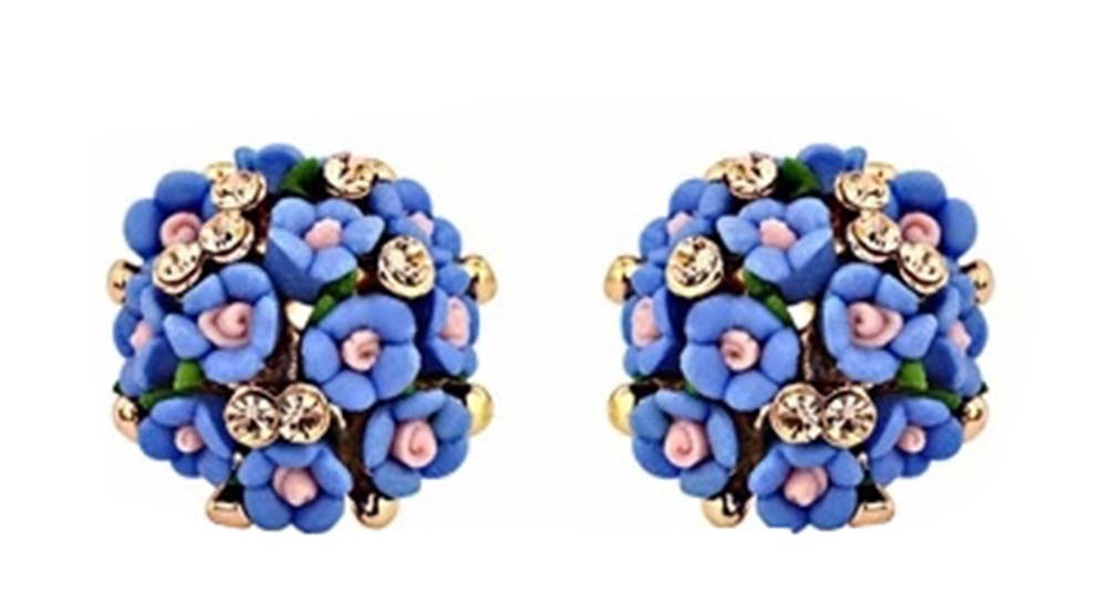 Women Earrings Flower Earrings Temperament  Accessories Jewelry Earrings