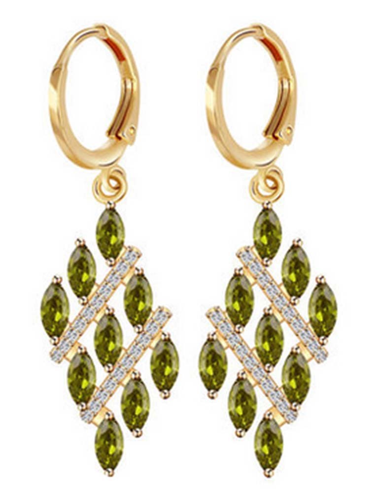 Jewelry Love Fashion Zircon Earrings Long Earrings Women Gifts Stud Earrings