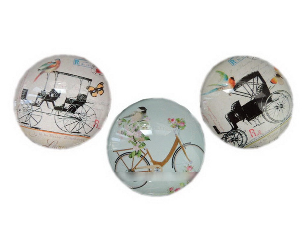 Set of 3 Vintage Old-fashioned Magnets for Whiteboard, Random Style