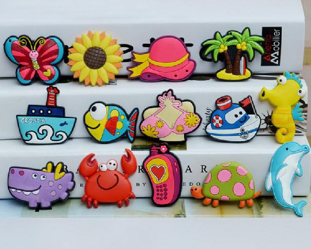[Sunshine & Beach] Magnets Lovely Fridge Magnets for Kids,14Pcs,Random Style