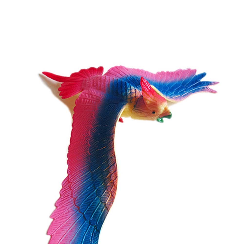 Plastic Simulated Colorful Parrot Model for Desk Decor Kids Educational Birds Figurines Toy