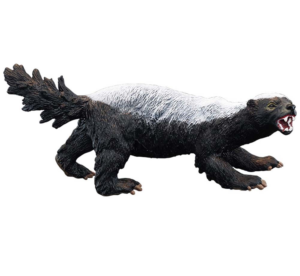 Plastic Simulated Honey Badger Model Home D??cor Figure Early Learning Toys for Kids