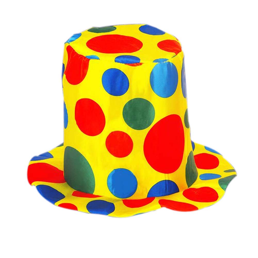 Clown Top Hat Party Costume Carnival Cap Halloween Hat Clown Hat Clown Cap