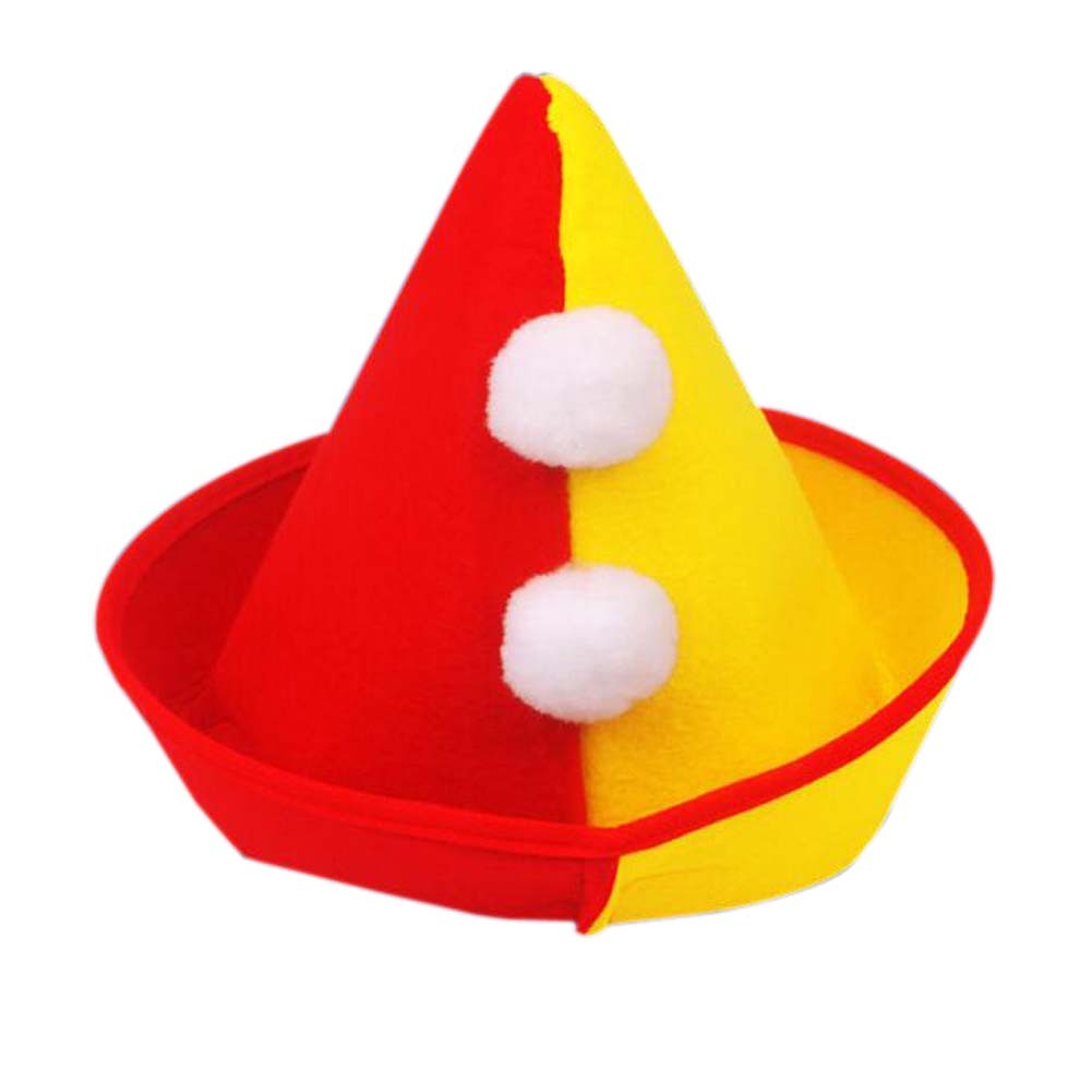 Halloween Hat Clown Cap Clown Top Hat Party Costume Carnival Cap Clown Hat