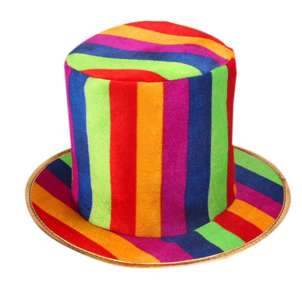 Clown Hat Clown Cap Clown Top Hat Party Costume Carnival Cap Halloween Hat
