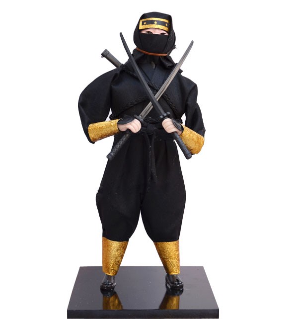 The Japanese Ninja Doll Taking Two Swords Furnishing Articles, Random Style