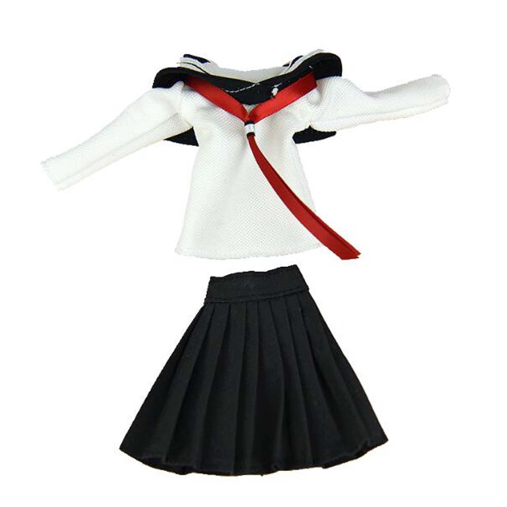 Handmade School Uniform Black Pleated Skirt Doll Clothes for 11.5 inch Doll