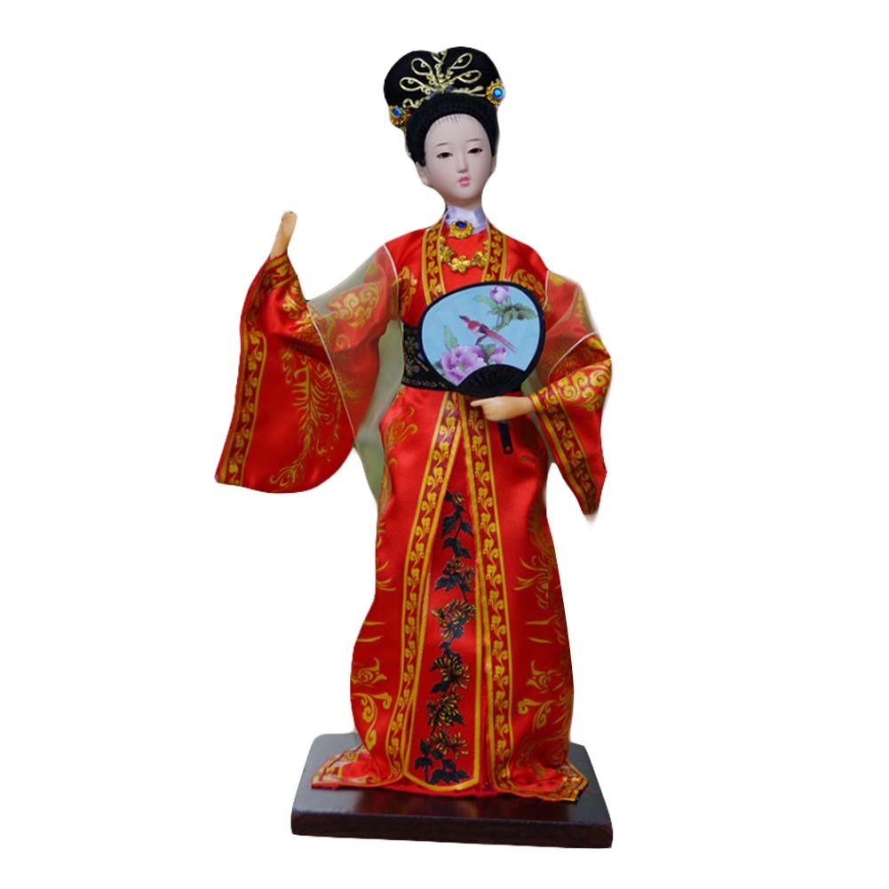 Handmade Doll China Art and Craft Silk Figurines Chinese Figures-Jia Yuanchun