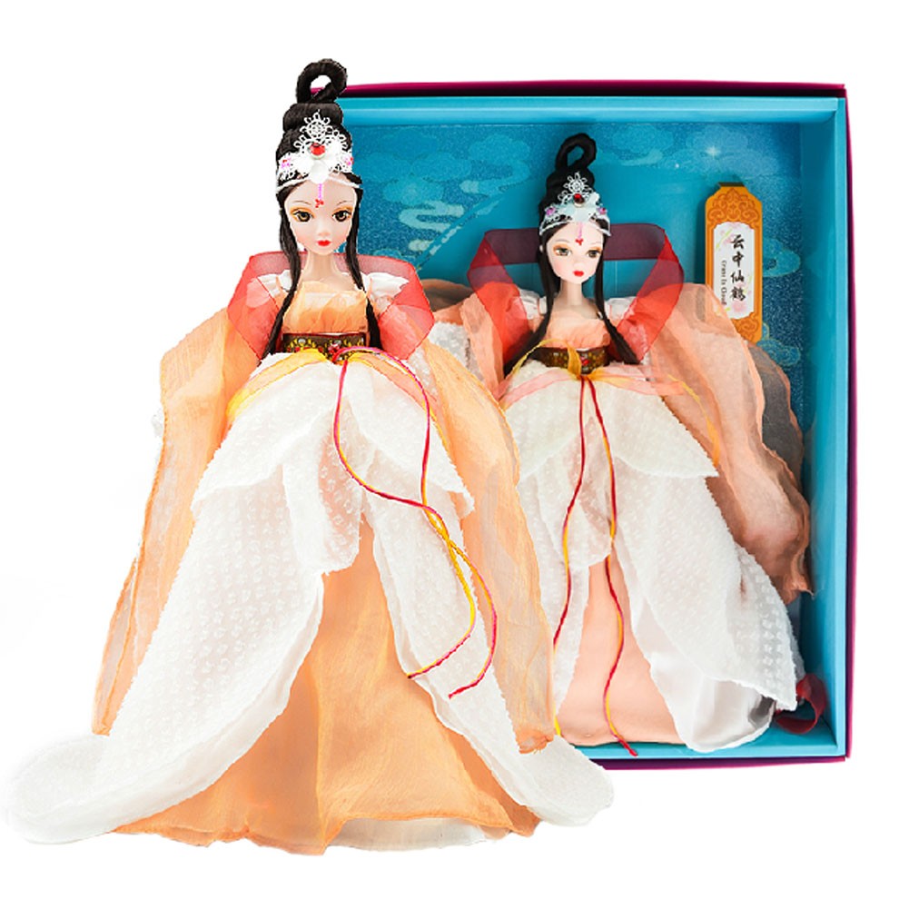 China Doll in Ancient Costume Doll for Girls Gift, The Crowned Crane