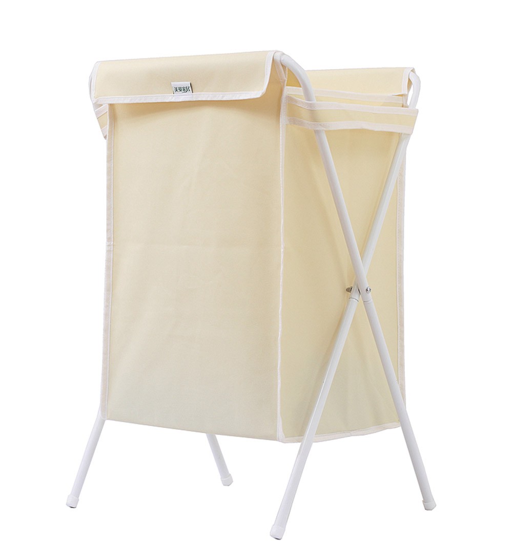 Economic Laundry Hamper Folding Storage Organizer Household 37x32x60cm BLH#45