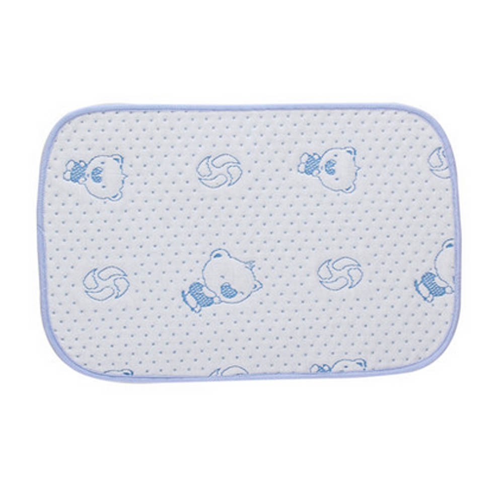 2 Pieces of Summer Baby Waterproof Changing Diaper Pad Sleeping Mat,Blue30*45