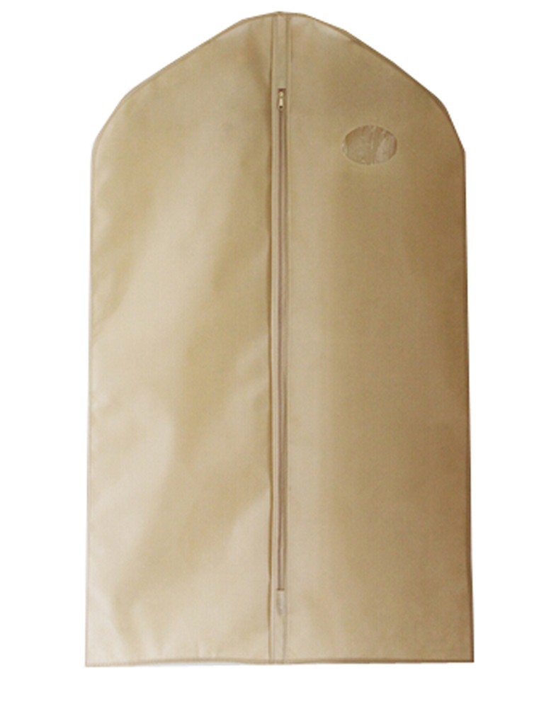 Set Of 9 Storage Garment Shoulder Covers Suit Dust Covers Hanging Coat Pockets 100x60CM (champagne)