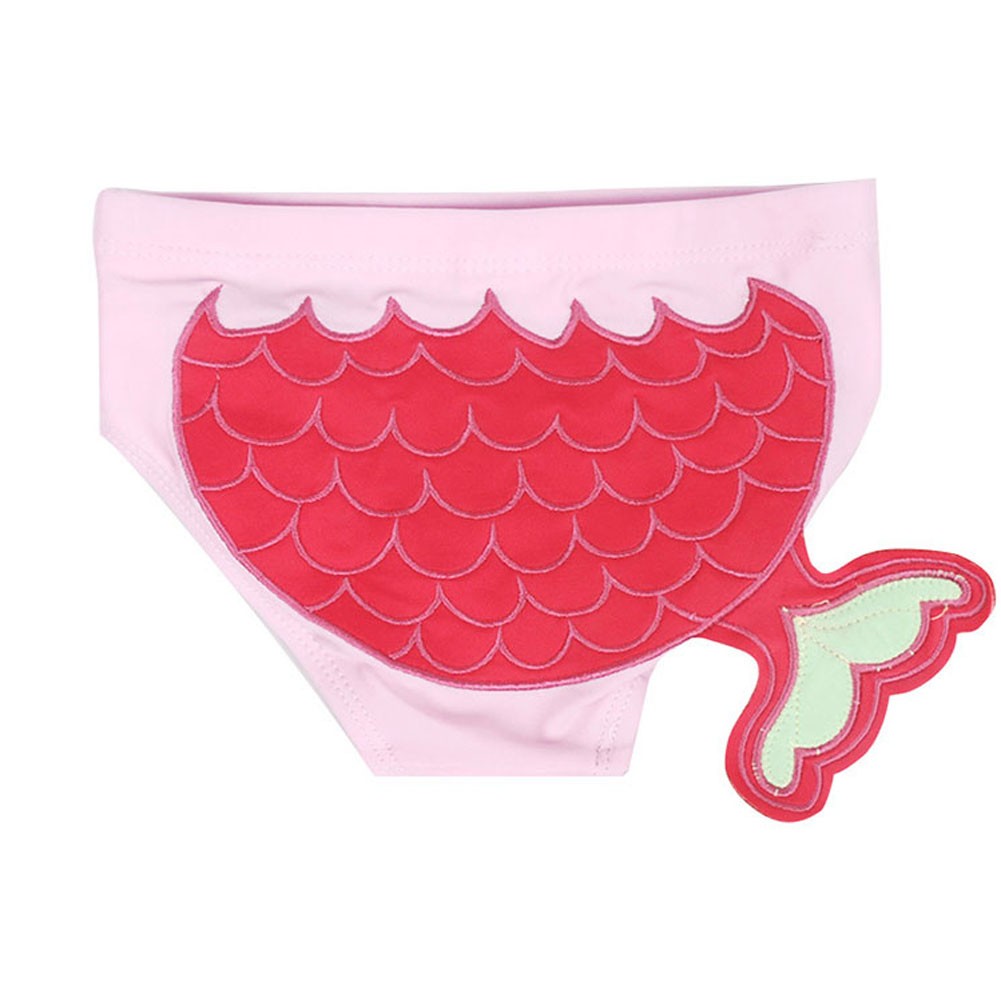 Baby Swim Trunks Cartoon Reusable Swim Diapers,Red Fish L