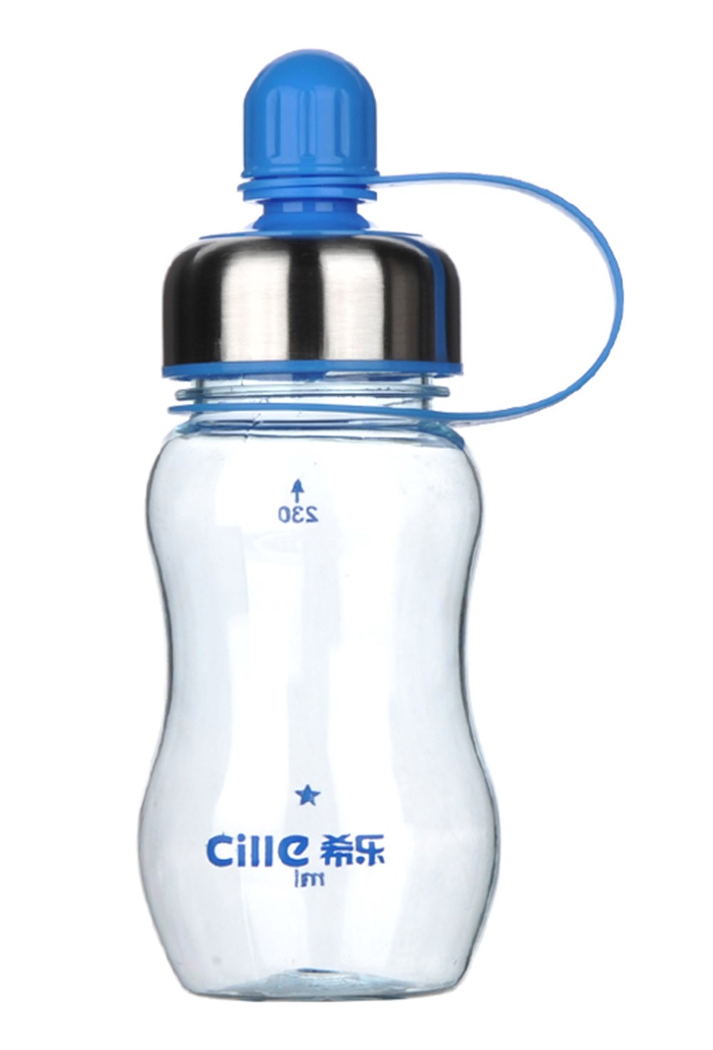 230ML/8 OZ Leakproof Outdoor Outdoor Water Bottle Portable Sport Water Bottle with Lid Blue #1