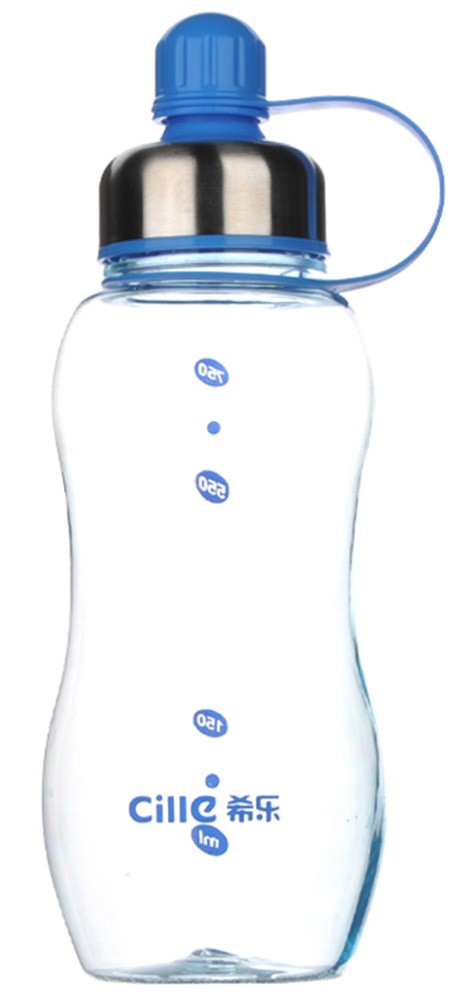 750ML/26 OZ Leakproof Outdoor Water Bottle Portable Sport Water Bottle with Lid Blue #6