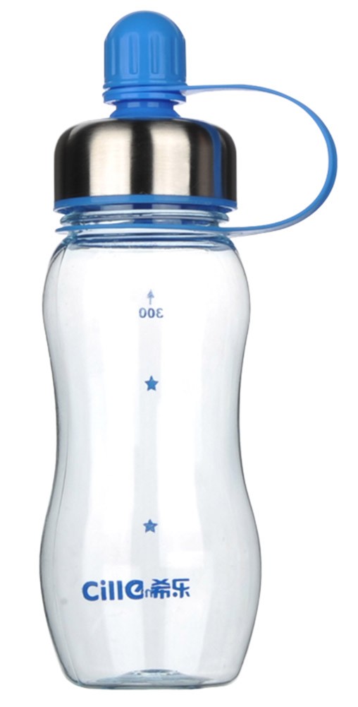 300ML/10 OZ Leakproof Outdoor Water Bottle Portable Sport Water Bottle with Lid Blue #9